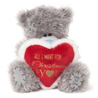 9" All I Want For Christmas Heart Me To You Bear Extra Image 2 Preview